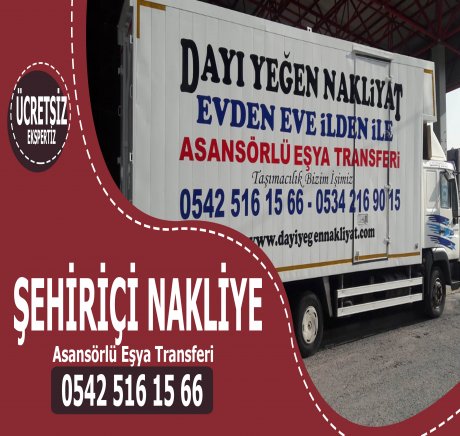 Ankara şehir içi nakliyat firması olan DayıYeğen Nakliyat